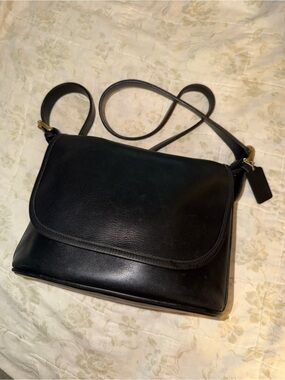 Coach Vintage Soho Fletcher leather Bag. Black EUC 4150